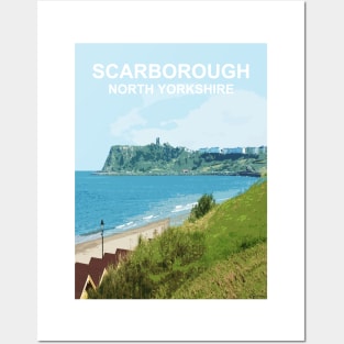 Scarborough North Yorkshire. Travel poster Posters and Art